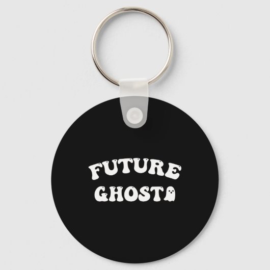 Future Ghost Funny Halloween Costume Schlüsselanhänger (Vorderseite)