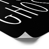 Future Ghost Halloween Costume Poster (Ecke)