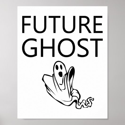 Future Ghost-Shirt Poster (Vorne)