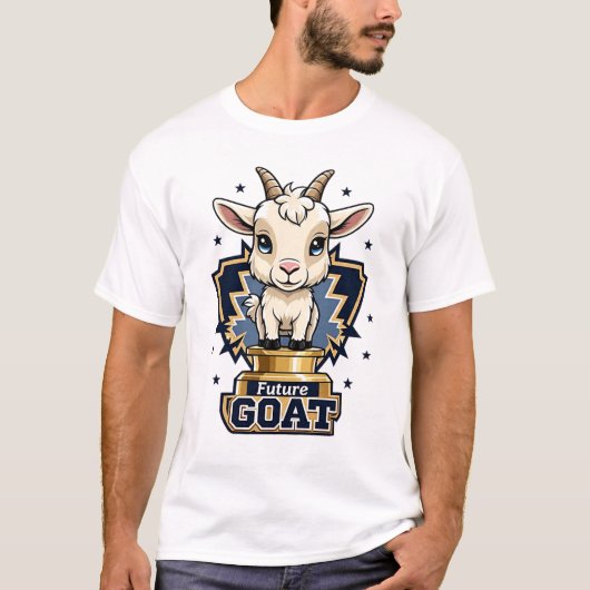 Future GOAT Motivierend Gym Workout Mens T - Shirt (Vorderseite)
