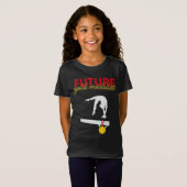 Future Gold Medalist Girls Gymnastics T - Shirt (Vorne ganz)