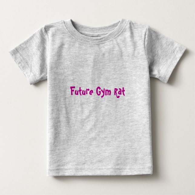 Future Gym Rat Baby T-shirt (Vorderseite)