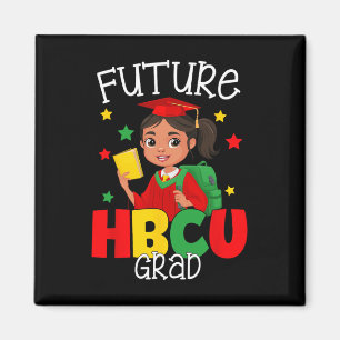 Future Hbcu Abschluss Afrikanisches Schwarzes Mädc Magnet