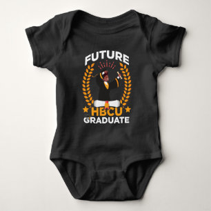 Future HBCU Abschluss Black African Student Baby Strampler