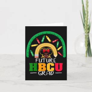 Future Hbcu Grad Black Girl Abschluss Hbcu 2 Karte