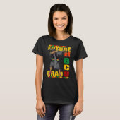 Future HBCU Grad Black History Queen Melanin Afro T-Shirt (Vorne ganz)