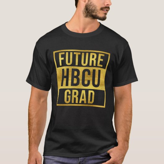 Future HBCU Grad Graduate Afro Boys Girls College  T-Shirt (Vorderseite)