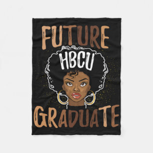 Future Hbcu Grad History Black Uni Girl Women Fleecedecke