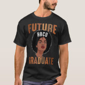 Future HBCU Graduate Girls Historisches Schwarzes  T-Shirt (Vorderseite)