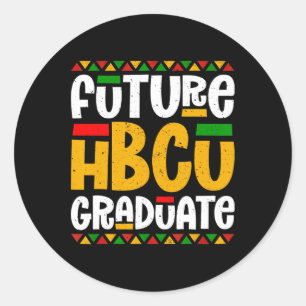 Future Hbcu Graduate Historische Schwarze Uni Stud Runder Aufkleber