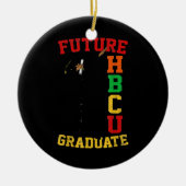 Future HBCU Graduate Keramik Ornament (Vorne)