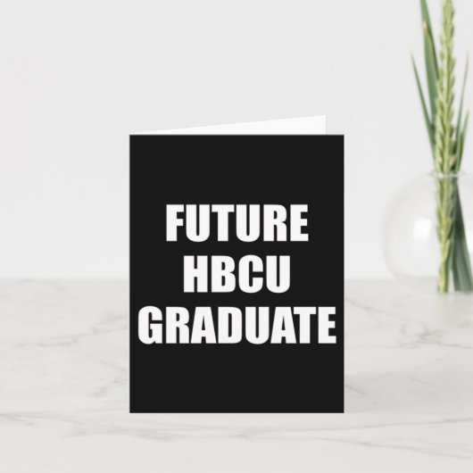 Future Hbcu Graduate Sticker Karte (Vorderseite)