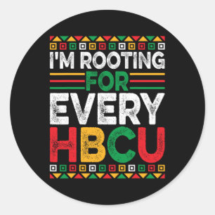 Future Hbcu Schwarze Geschichte Monat Ich bin für Runder Aufkleber