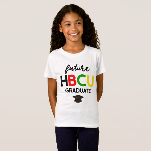 Future HBCU Uni Graduate Kid's Girl's T - Shirt (Vorne ganz)