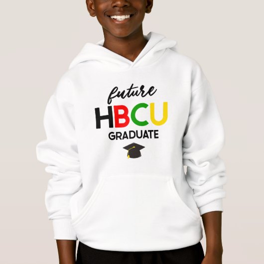 Future HBCU Uni Graduate Kid's Hoodie (Vorderseite)
