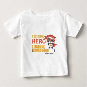 Future Hero Loading Niedlich Panda Birthday Gifts Baby T-shirt