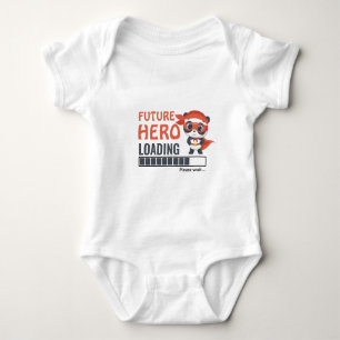 Future Hero Loading Niedlich Panda Shower Gifts Bo Baby Strampler