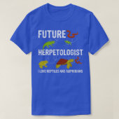 Future Herpetologist Reptiles and Amphibians Biolo T-Shirt (Design vorne)