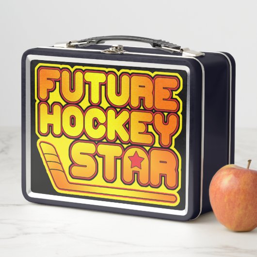 Future Hockey Star Metal Lunch Box (Beispiel)