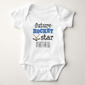 Future Hockey Star Personalisiert Kids T - Shirt (Vorderseite)