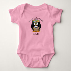 Future Hula Dancer Baby Bodysuit Strampler