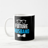 Future Husband Bachelor Party Wedding Groom Sprich Kaffeetasse (Links)