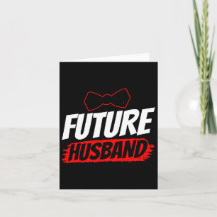 Future Husband Party Groom Redewendungen Bachelor  Karte