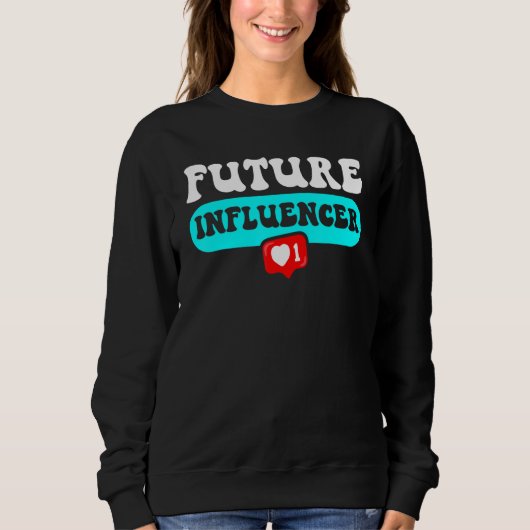 Future Influencer Content Creator Social Media Vlo Sweatshirt (Vorderseite)