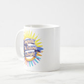 Future Is Bright Becher, Abschlussbecher Kaffeetasse (Vorderseite Links)