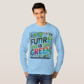 Future Is Green — Eco Pop Typography T-Shirt (Vorne ganz)