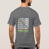 Future Is Today Basic Dark T-Shirt (Rückseite)