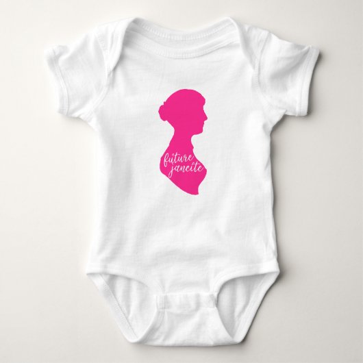 Future Janeite - Jane Austen Lover Baby Gift Baby Strampler (Vorderseite)