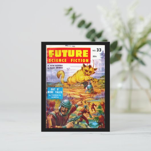 Future June 1957_Pulp Art Postkarte (Stehend Vorderseite)