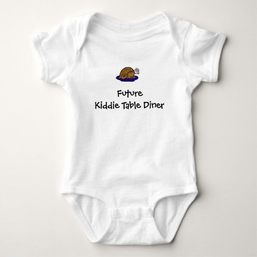 Future Kiddie Table Diner Baby Shirt (Vorderseite)