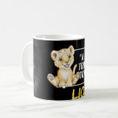 Future King: Baby Lion Motivierend Tasse Artwork (Vorderseite Links)