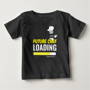 Future Koch Loading Black Funny Personalisiert Boy Baby T-shirt