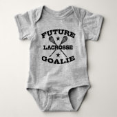Future Lacrosse Goalie Baby Strampler (Vorderseite)