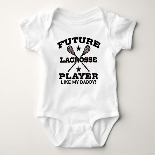 Future Lacrosse Player Baby Strampler (Vorderseite)