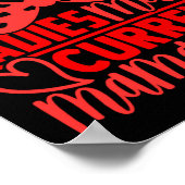 Future Ladies Man Current Mamas Boy Valentine Son Poster (Ecke)