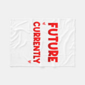 Future Ladies Man Current Mamas Boy Valentines D Fleecedecke (Vorderseite (Horizontal))