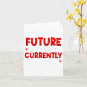 Future Ladies Man Current Mamas Boy Valentines D  Karte (Gelbe Blume)