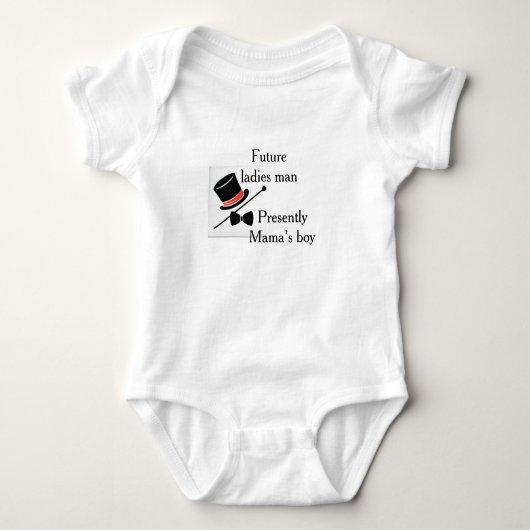 "Future Ladys Man" Baby T - Shirt (Vorderseite)