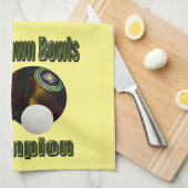Future Lawn Bowls Champion, Dickhandtuch Geschirrtuch (Viertel Falte)
