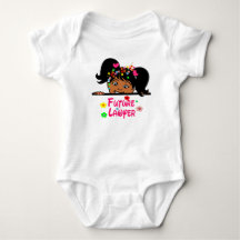Future Lawyer Afro Baby Girl