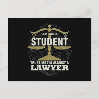 Future Lawyer Gift Law School Student Im Almost A  Postkarte