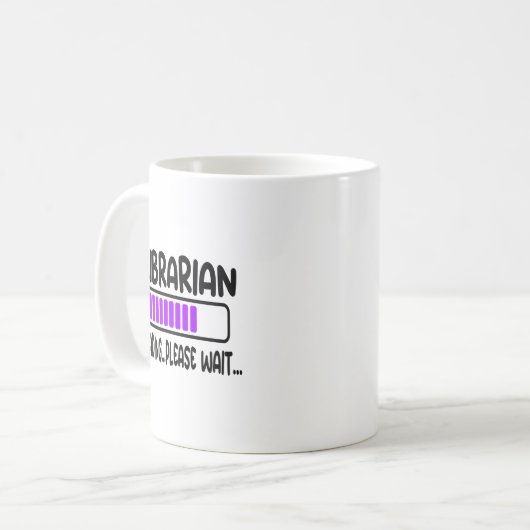 Future Librarian MLS Library Science Studies Gesch Kaffeetasse (Vorderseite Links)