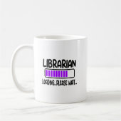 Future Librarian MLS Library Science Studies Gesch Kaffeetasse (Links)