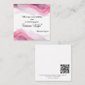 *~ Future Life Wasserfarbe Zitat AP62 Note Card Mitteilungskarte (Vorne/Hinten)