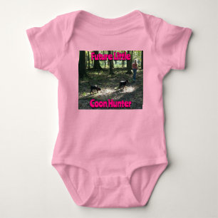 Future Little Coon Hunter Baby Strampler
