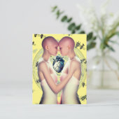 Future Love Feiertagskarte (Stehend Vorderseite)